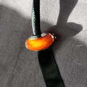 Pandora Murano Orange glass charm